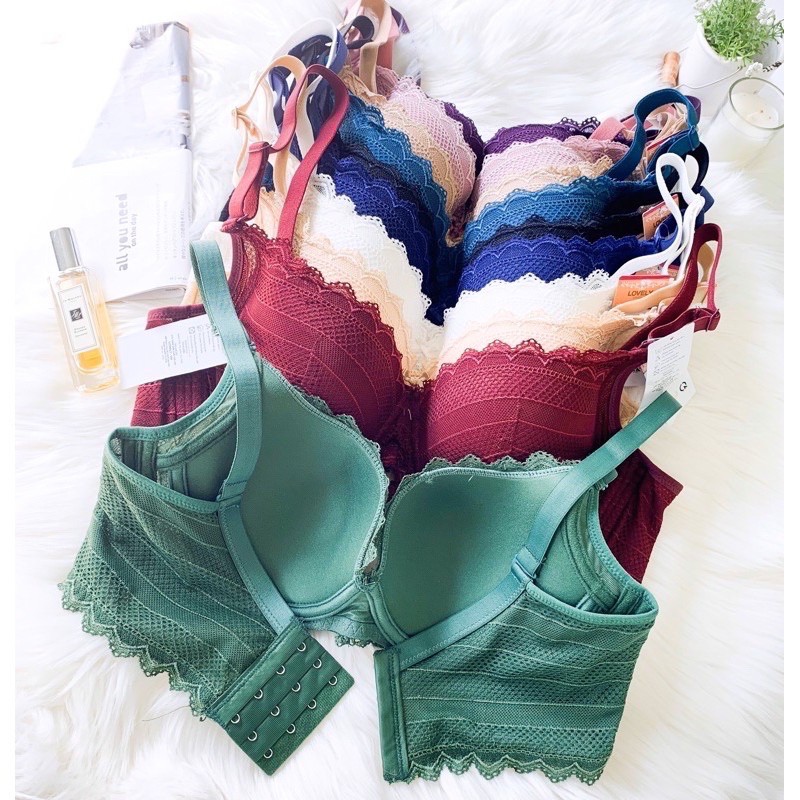 Áo Lót Lovely Ren Mút ép Mỏng Có Gọng 4 Móc Cài Dành Cho Người Mập Size(34/B75-40/B90) | BigBuy360 - bigbuy360.vn