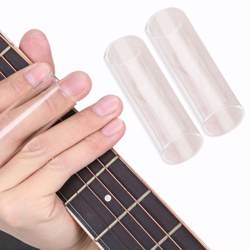 1x Nắp Trượt Perspex Đeo Ngón Tay Chơi Đàn Guitar