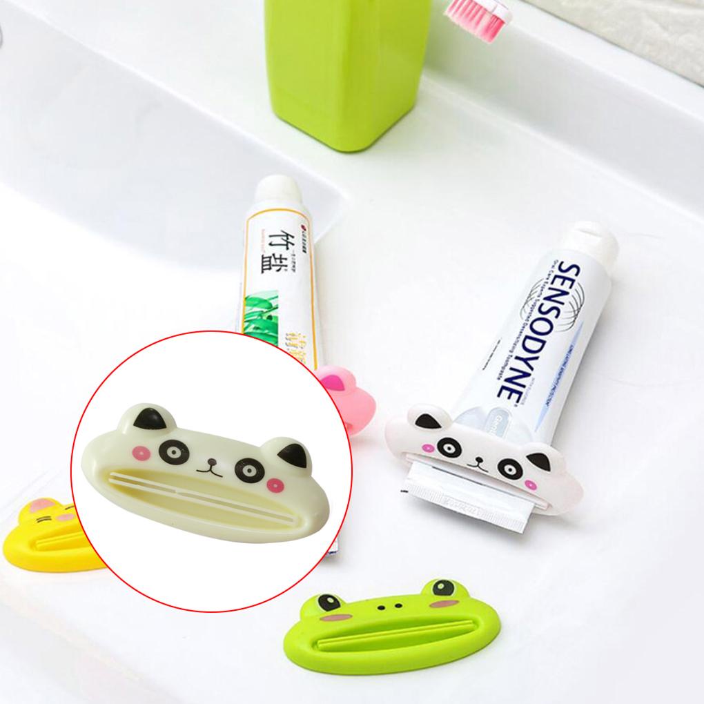 (runbu) Dụng Cụ Cuộn Tuýp Kem Đánh Răng Hình Động Vật Cho Phòng Tắm Gia Đình Màu Sắc Ngẫu Nhiên
