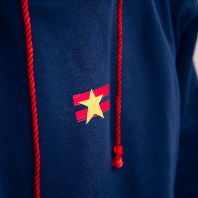 Áo hoodie nam nữ Cộng Cà Phê xanh tím than