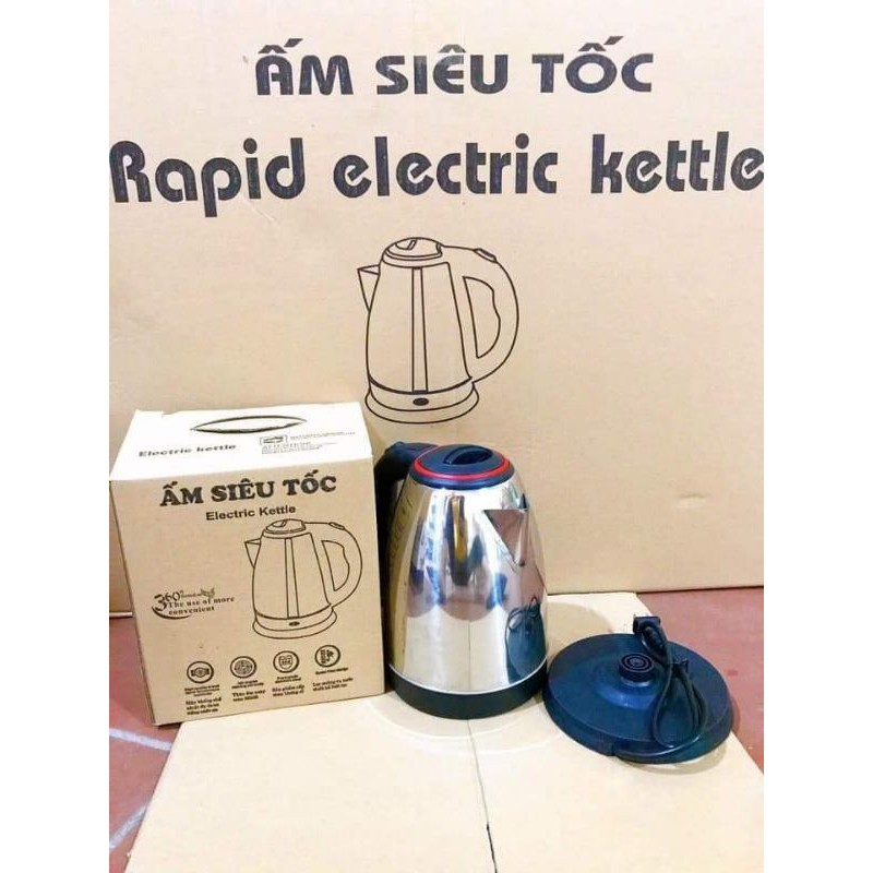 Ấm Siêu Tốc 1,8L Tự Ngắt An Toàn (Bảo hành 6 tháng)