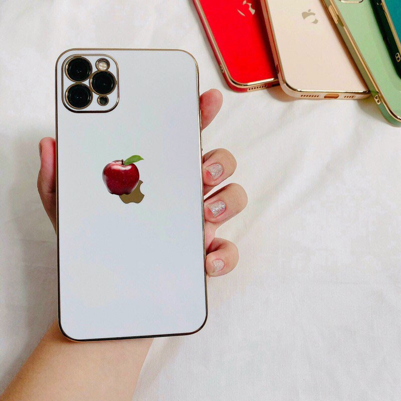 Ốp Lưng Iphone viền vuông - Case Dành Cho Iphone 11/11 pro /11 Pro Max/ ip 12/12 pro/12 Pro Max dẻo silicon sang.