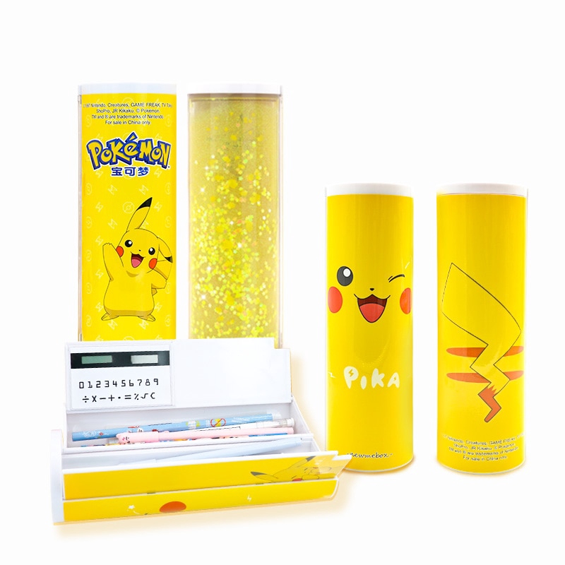 hộp bút Hộp Đựng Bút Có Khóa Số Hình Pikachu Đáng Yêu Dành Cho Các Bé