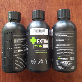 Vi Sinh Làm Trong Nước Bể Cá Cảnh Extra Bio chai dung tích 250ml,