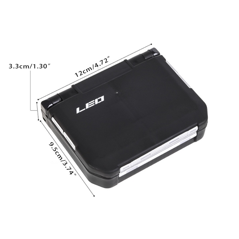 Hộp Đựng Mồi Câu Cá Bằng Nhựa Bền Chống Nước Có Thể Xoay Được