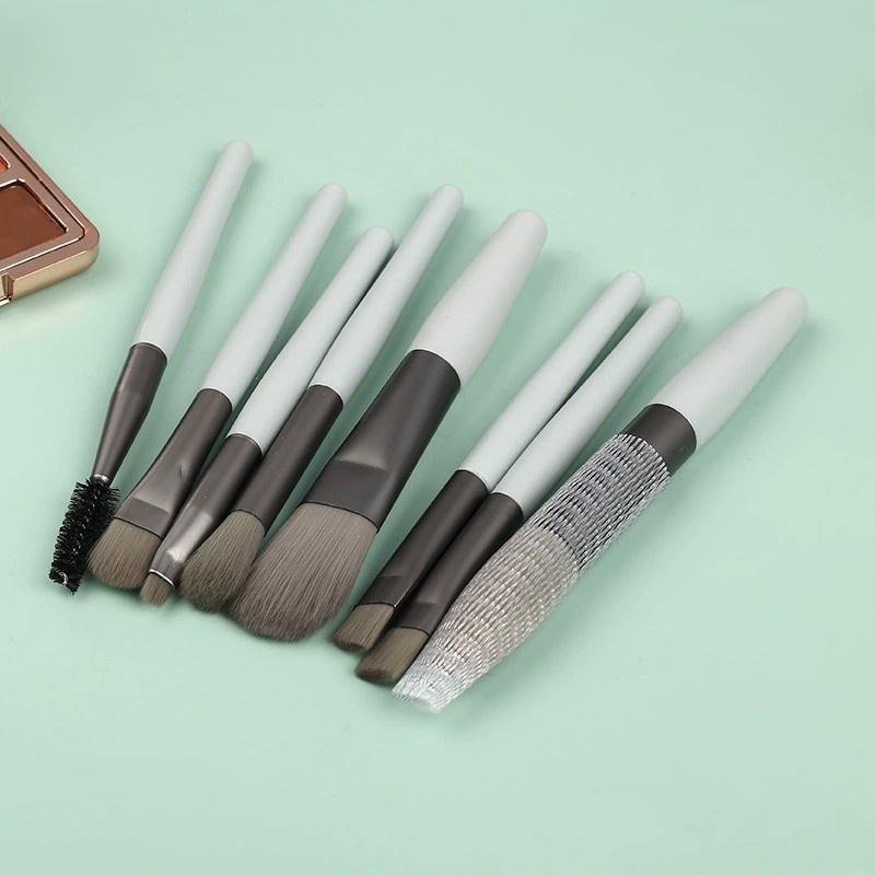 Set 8 cọ trang điểm LIG chất lượng cao mềm mại dùng tán phấn nền, phấn mắt, bắt sáng, che khuyết điểm