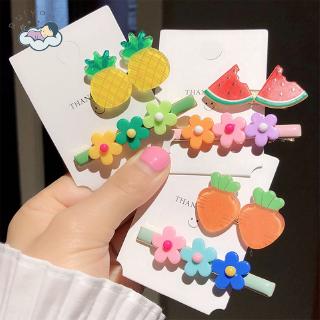 Kẹp tóc hình trái cây dễ thương cho nữ