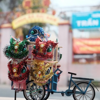 Mô Hình Nhà Búp Bê Xe Hàng Rong Xe Lân HR11