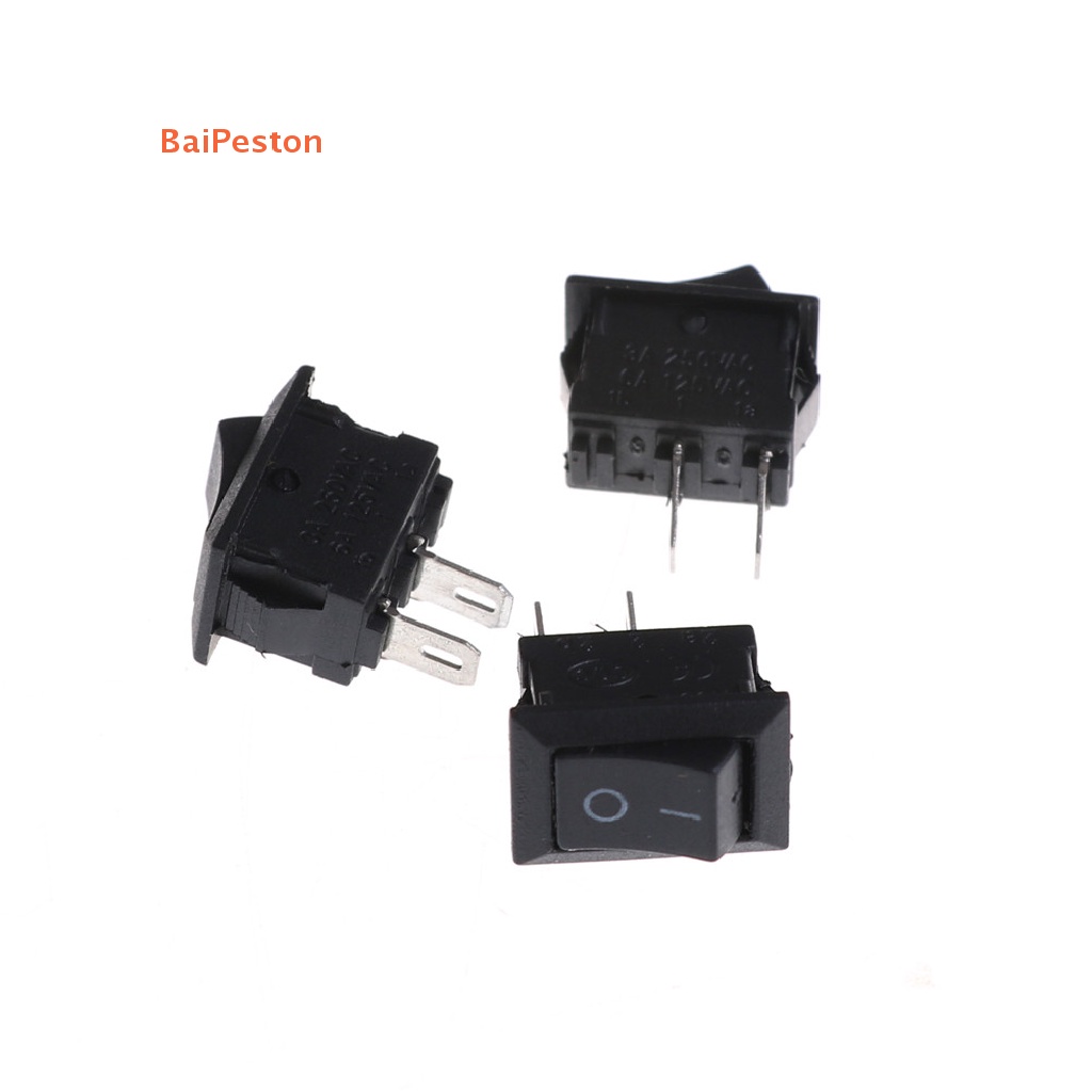 Set 10 Công Tắc Khởi Động 10 * 15MM KCD1-11 250V / 3A 6A 125V AC 2P