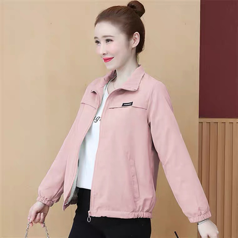 Áo khoác dù lót nỉ kiểu dáng thể thao