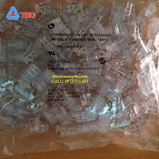 Đầu bấm mạng commscope RJ45 cat5e 6-554720-3