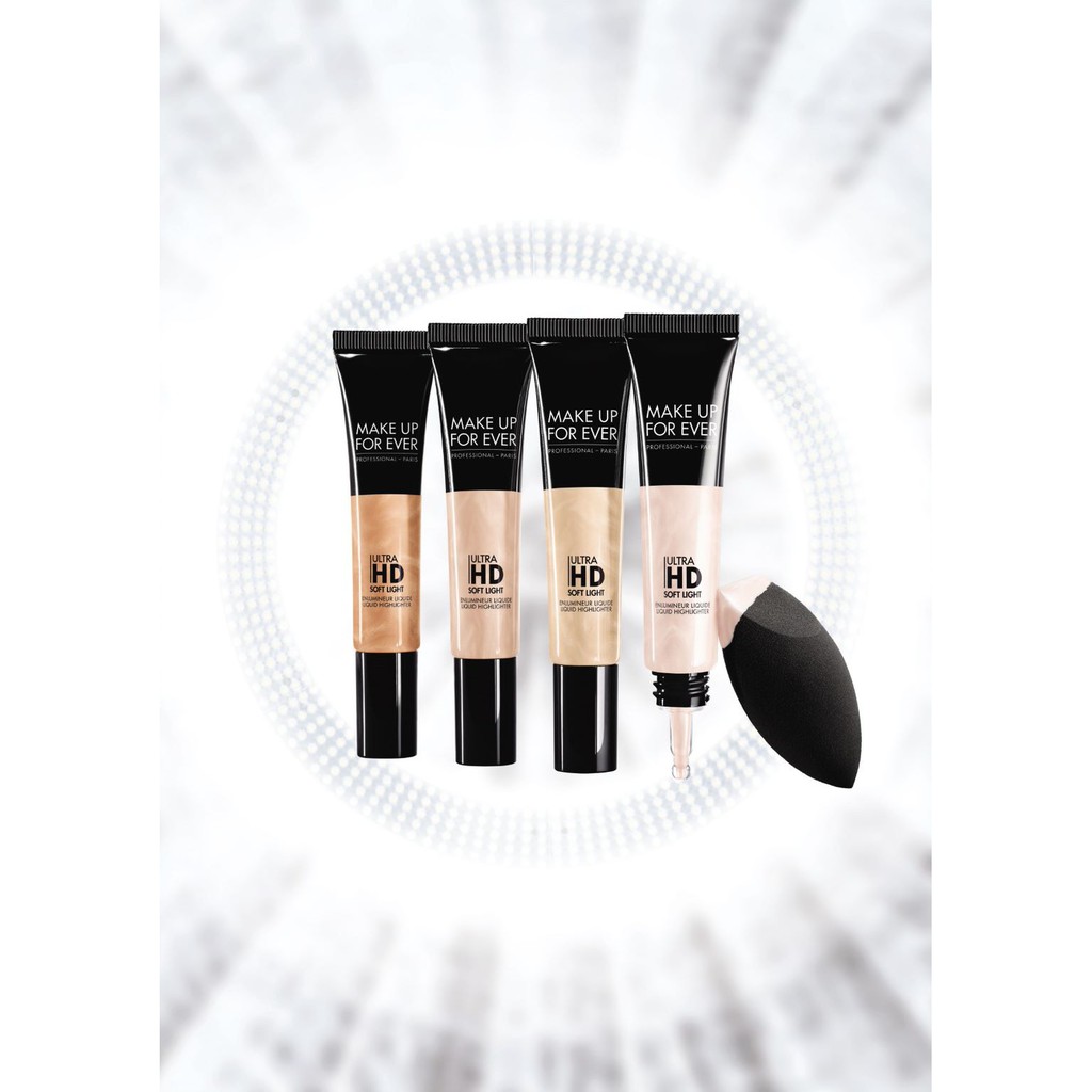 [Mã COSMUFET3 -8% đơn 250K] Make Up For Ever - Kem Bắt Sáng Ultra HD Soft Light 12ml