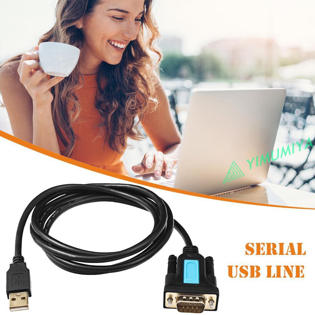 Cáp Chuyển Đổi Usb Sang Rs232 Com Laptop 9 Pin Cho Win 10 / 8 / 7 / Xp