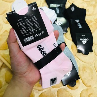 TẤT CỔ NGẮN ADIDAS - LỐ 10 ĐÔI.