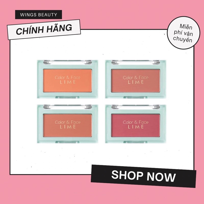 LIME - Phấn má Color &amp; Face Single Blusher