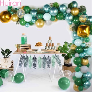 Bộ Bong Bóng Cao Su Latex Chủ Đề Rừng Xanh Dùng Trang Trí Tiệc Sinh Nhật DIY