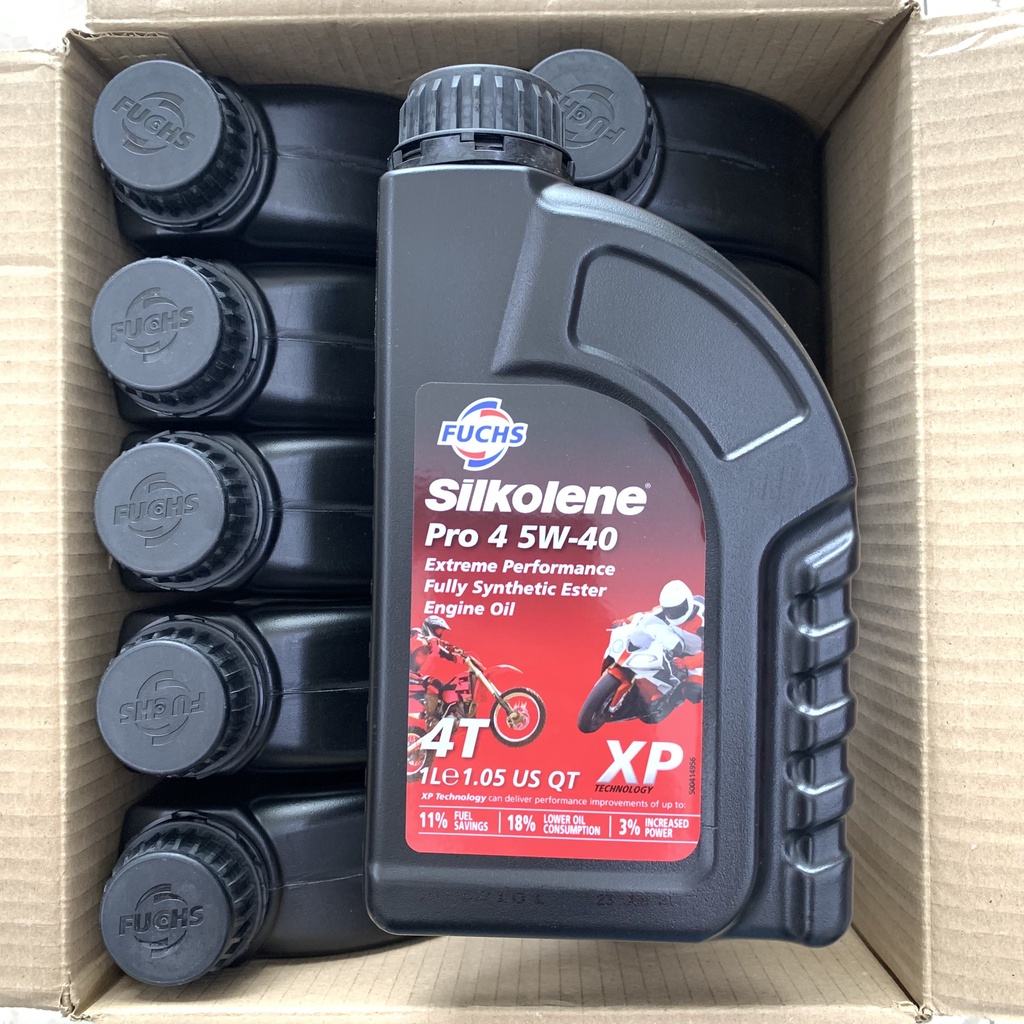 Nhớt Fuchs Silkolene 10W40 Pro 4 Full Tổng Hợp