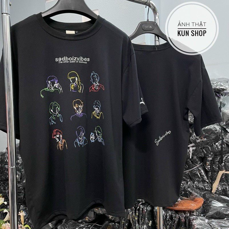 Áo phông tay lỡ in hình người Saidboiz ngầu đét dành cho Nam nữ