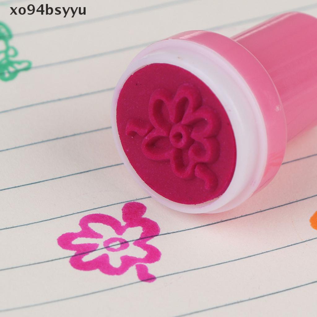 Set 5 Con Dấu Đồ Chơi Bằng Cao Su Hoạt Hình Tự In xo94bsyyu