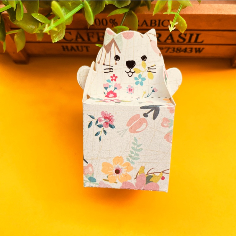 Khuôn Cắt Giấy Kim Loại Hình Mèo 3D Dễ Thương