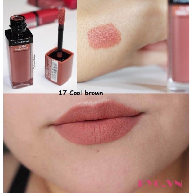 Son Bourjois Rouge Edition Velvet – 17 Cool Brown