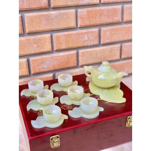Bộ tách trà xanh ngocj