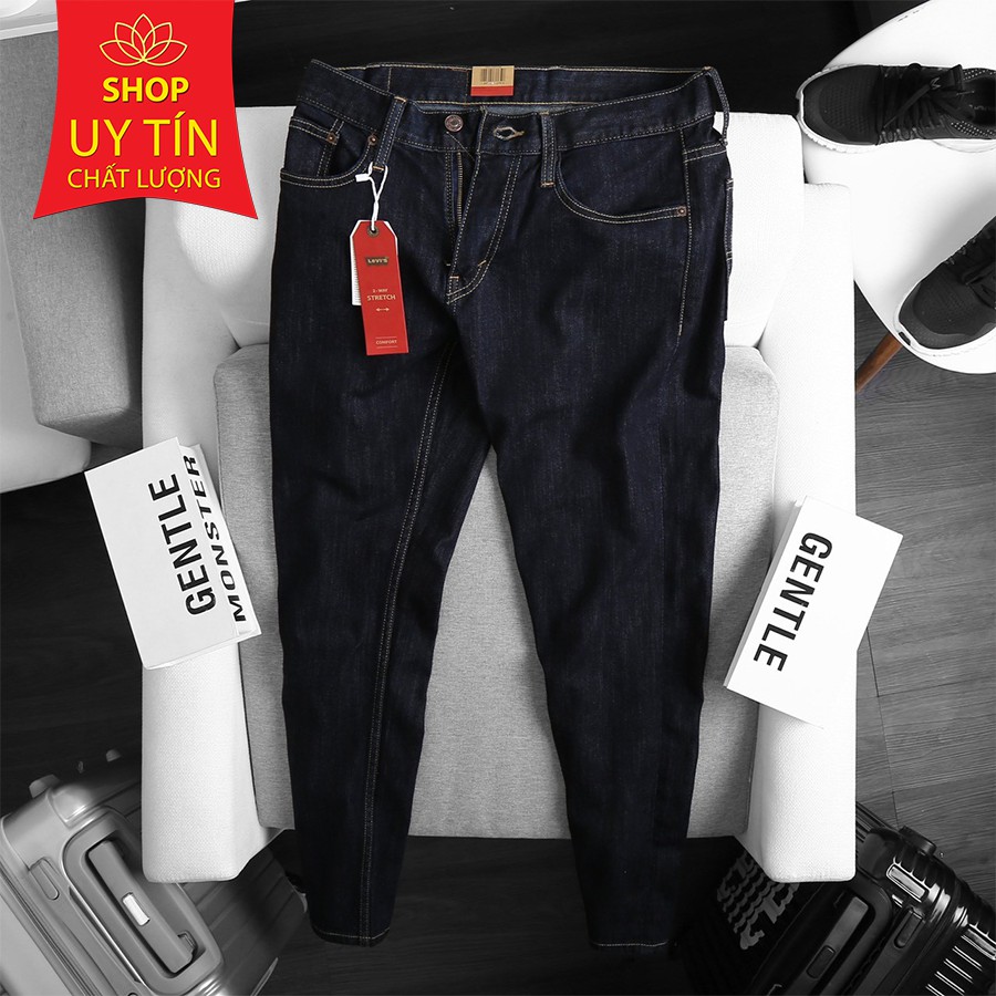 Quần Jean Nam Màu Đen Cát Levis 511 Made in Cambodia