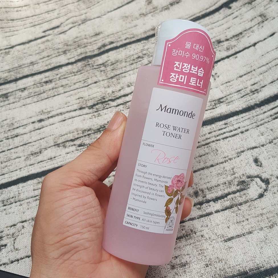 [Cam Kết Chuẩn Auth] Nước hoa hồng không cồn Mamonde Rose Water Toner