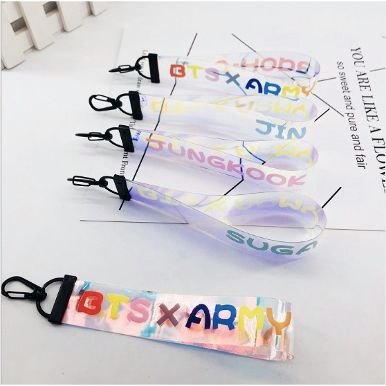 Nametag móc khoá hologram Bangtan mới