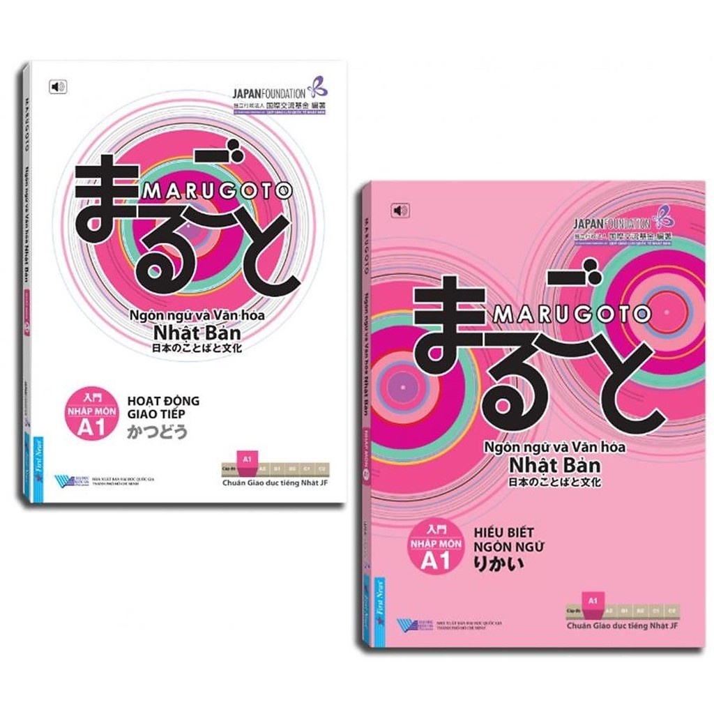 Sách Combo Marugoto A1 Hoạt động giao tiếp và Hiểu biết ngôn ngữ văn hóa Nhật
