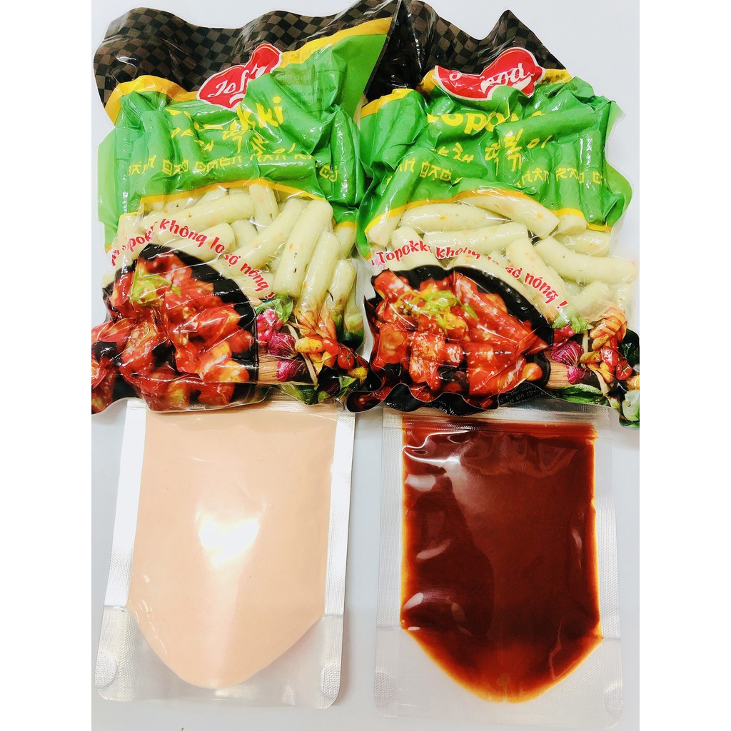bánh gạo tokbokki rau củ