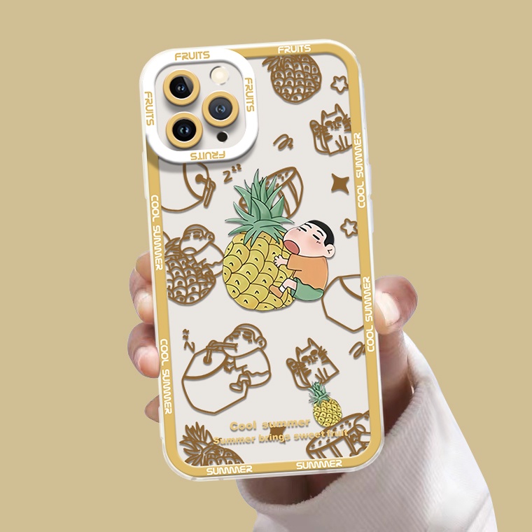 Ốp Điện Thoại Silicon TPU Mềm Trong Suốt In Họa Tiết Dễ Thương Chống Sốc Cho IPhone 14 13 12 Pro 11 8 7 6S Plus XS XR X