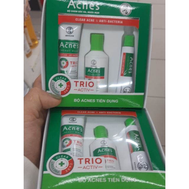 Bộ Sản Phẩm Acnes Tiện Dụng (Trial set)