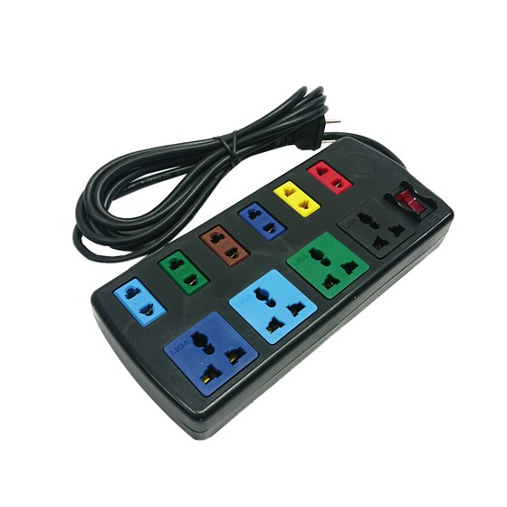 Ổ cắm điện Lioa 4D6S32 10 ổ cắm 3m - Ổ cắm 3met Lioa 4D6S32