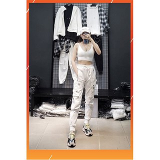 JOGGER KAKI NỮ TÚI HỘP CÁ TÍNH - JOGGER UNISEX - QUẦN CHẤT GIÁ RẺ -  VẢI KAKI NHẬP KHẨU CO GIÃN TỐT - MIỄN PHÍ SHIP