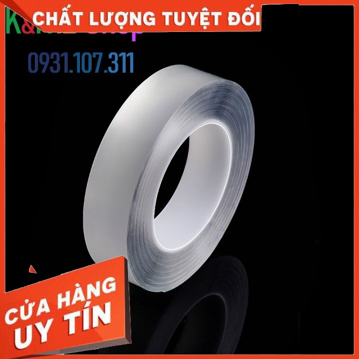 Cuộn keo dán silicon cố định đồ vật 3cm*5m dày 1mm giúp dễ dàng cố định đồ vật trong gia đình. Keo dán K03