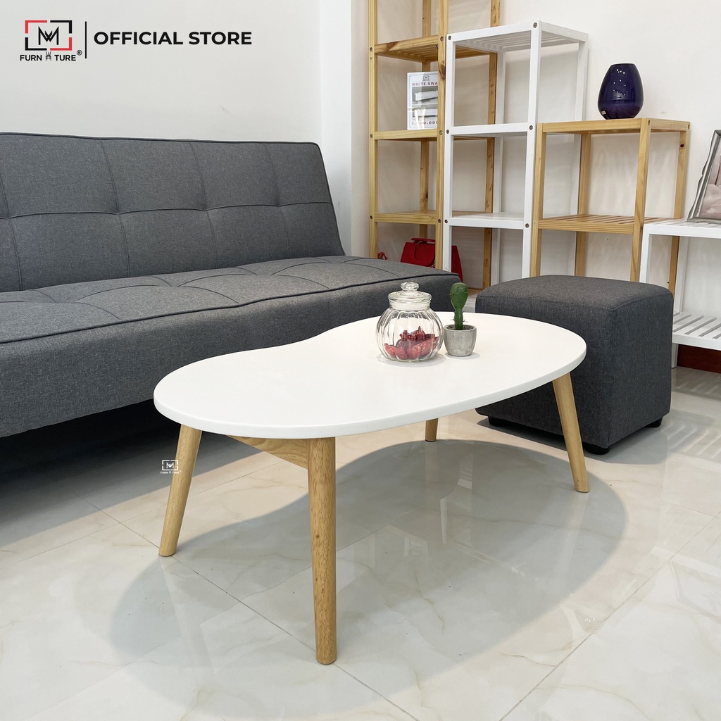 Bàn trà sofa hình hạt đậu hàn quốc thương hiệu MW FURNITURE - Nội thất căn hộ