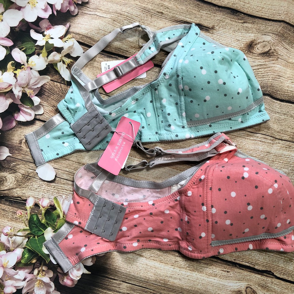 SET ĐỒ LÓT BẦU họa tiết HOA NHÍ chất cotton mịn mát