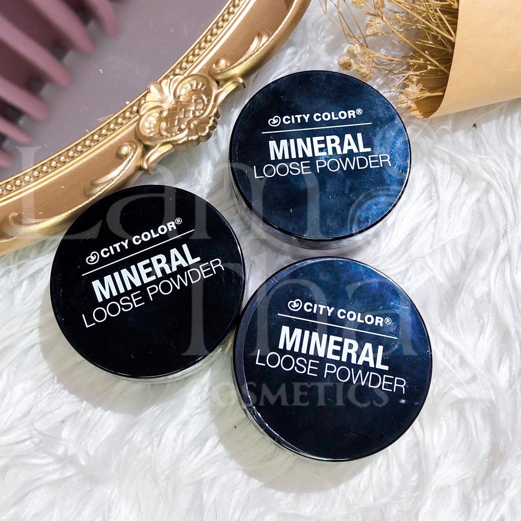 Phấn Phủ Kiềm Dầu City Color Mineral Loose Powder