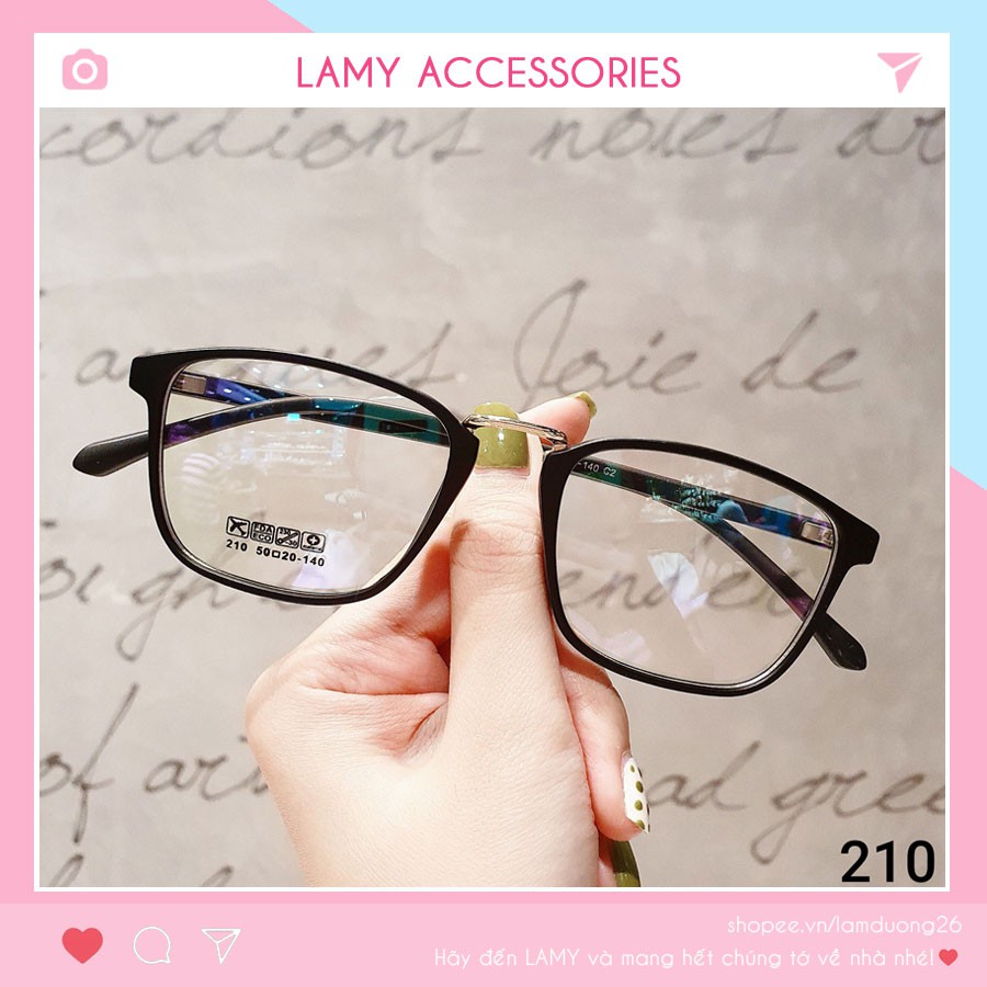 Gọng Kính Cận Thời Trang Nữ Hàn Quốc 210 Gọng Nhựa Dẻo | BigBuy360 - bigbuy360.vn