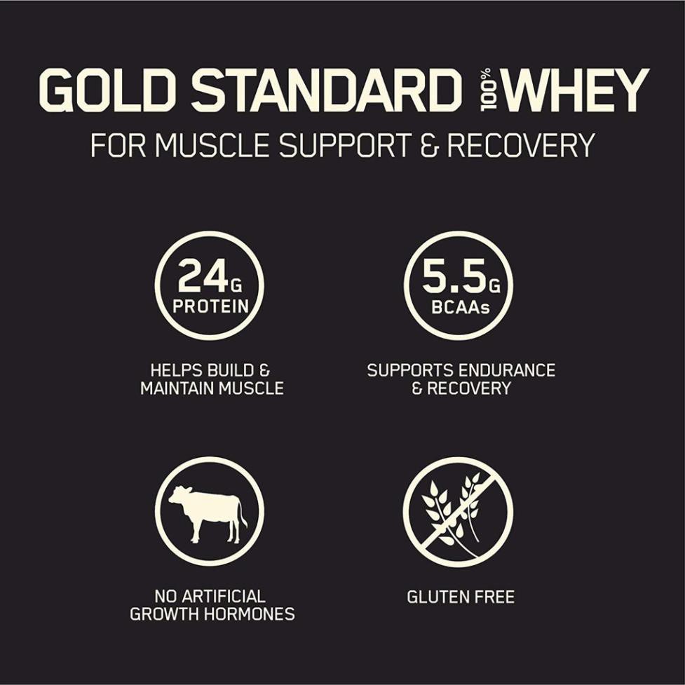 GOLD STANDARD 100% WHEY - SỮA PROTEIN ISOLATE HỖ TRỢ PHÁT TRIỂN CƠ BẮP