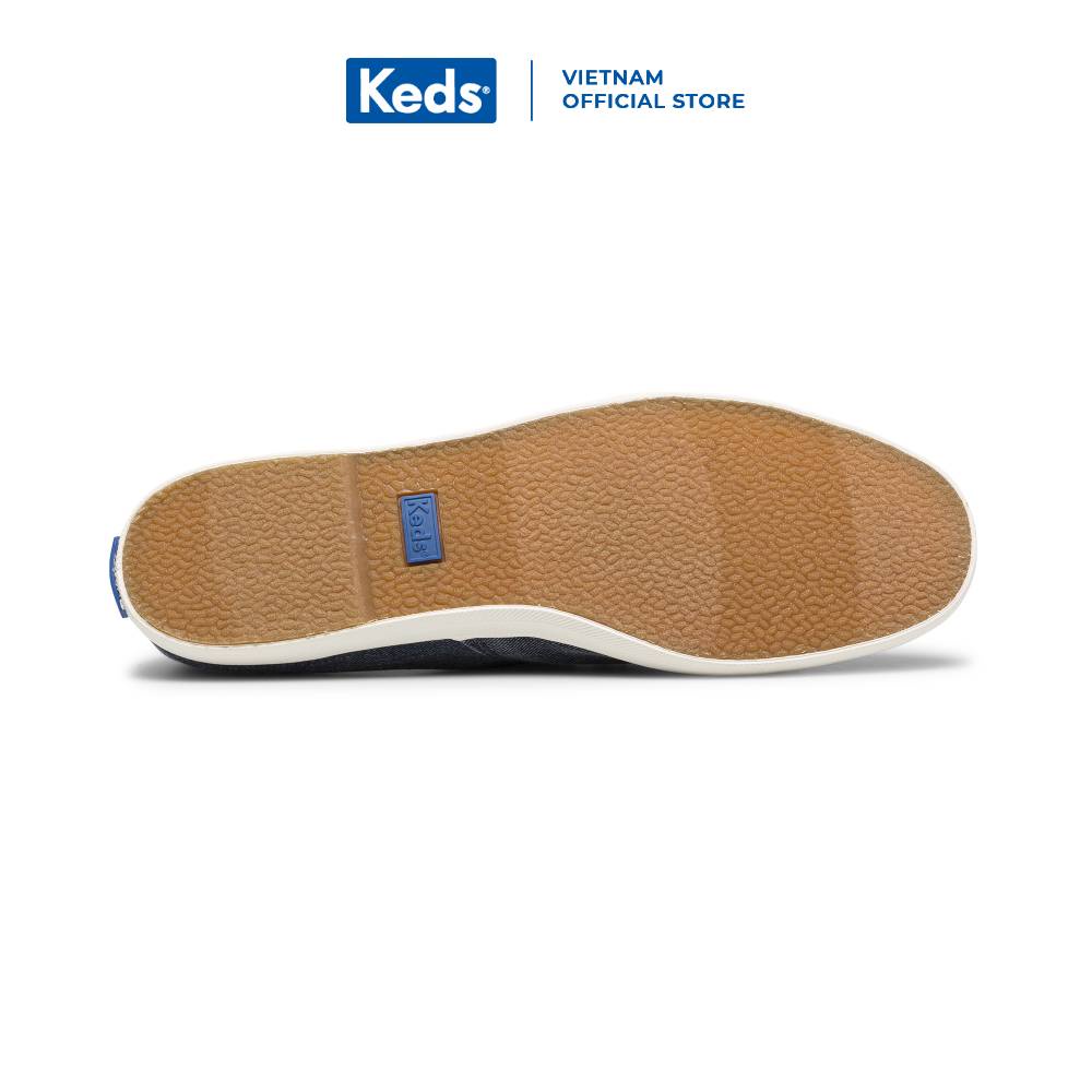 Giày Keds Nữ - Chillax Washed ORG Core Twill Navy - KD064817