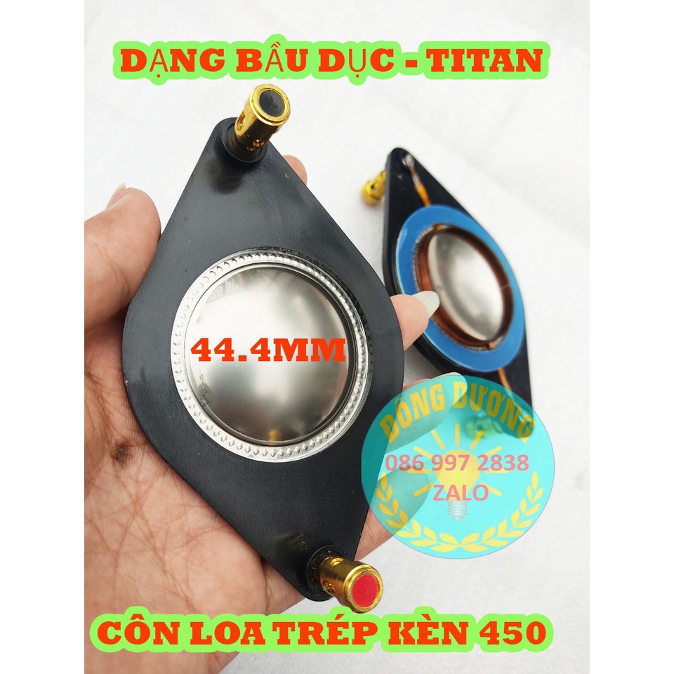 COIL LOA TRÉP 450 HÌNH BẦU DỤC - DÂY ĐỒNG - MÀNG TITAN - CỌC NHẤN - GIÁ 1 CÁI