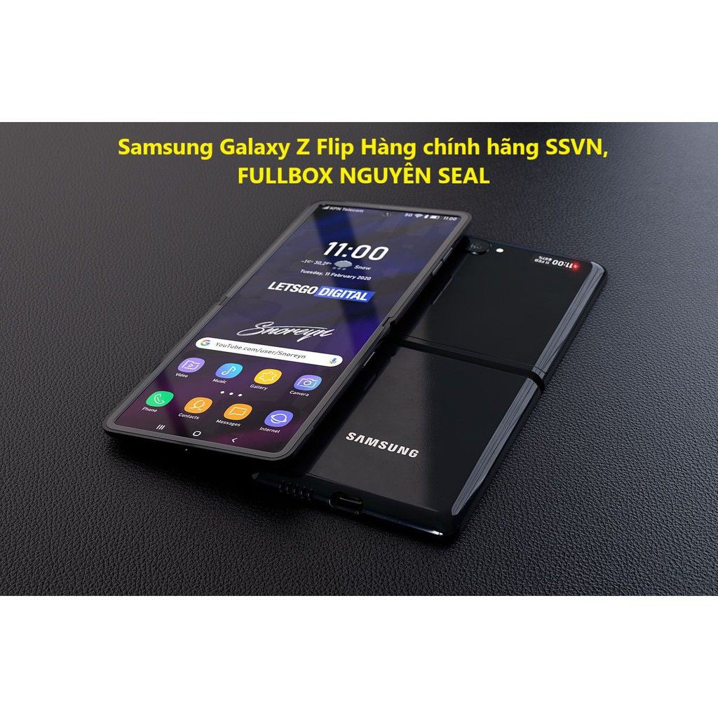Điện thoại Galaxy Z Flip 256GB/8GB - Hàng chính hãng Chưa Kích hoạt BH Điện tử | BigBuy360 - bigbuy360.vn