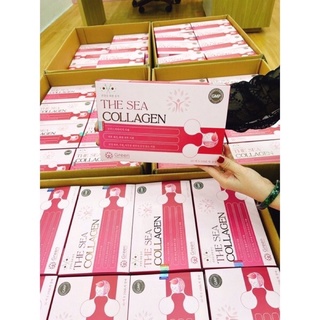 Collagen dạng nước Collagen the sea cá biển 1 hộp 30 gói