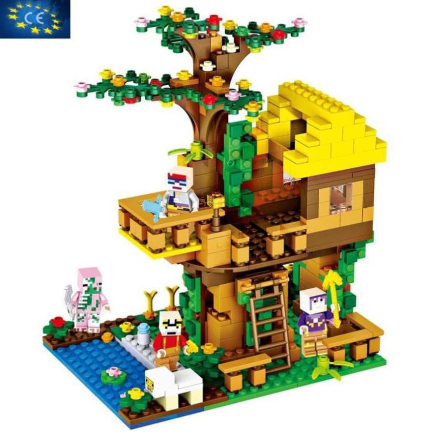 Lego Ghép Hình Ngôi Nhà Trên Cây GAME MYWORLD (446 Miếng Ghép) SP672