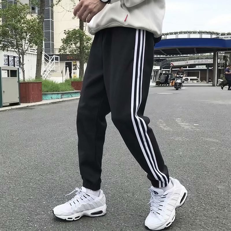 Men's fashion plaid sports pants