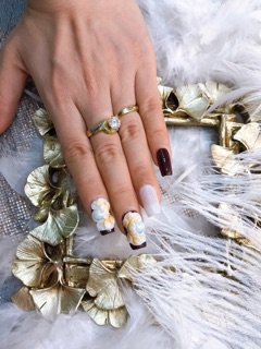 12k/1b, hoa bột nail