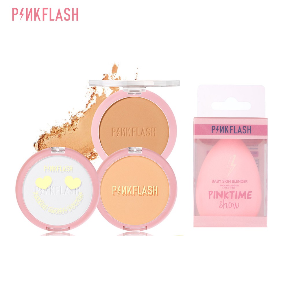 Phấn Phủ Dạng Nén PINKFLASH Kiềm Dầu Giữ Lớp Trang Điểm Bền Màu Suốt 8 Giờ 1 Piece 50g | BigBuy360 - bigbuy360.vn