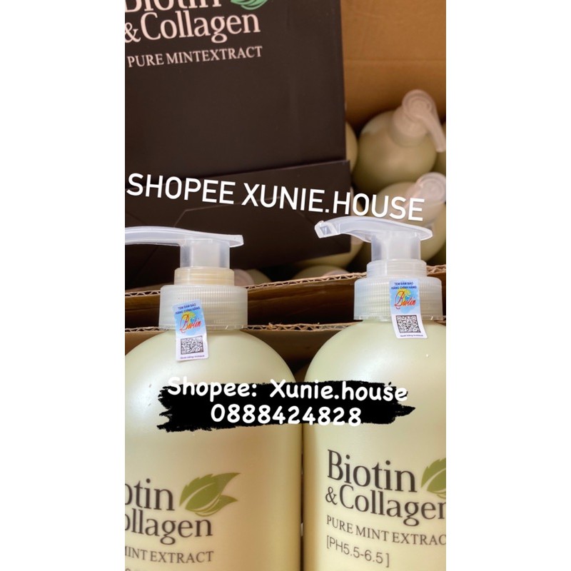 [ SALE ]Cặp dầu gội Biotin Collagen mẫu mới, giảm gãy rụng phục hồi tóc | BigBuy360 - bigbuy360.vn